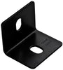 National Hardware 2.4 in. H X 3 in. W X 0.125 in. D Black Carbon Steel Inside/Outside Square Corner (Pack of 5).