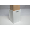 Post Shields Inc. 6 in. H x 4 in. W x 4 in. L Plastic White Fence Post Protection (Pack of 10)