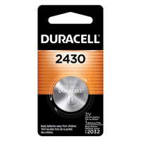 Duracell Lithium Coin 2430 3 V 285 mAh Medical Battery 1 pk (Pack of 6)