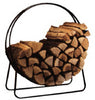 Panacea Black Powder Coated Steel Log Rack