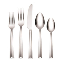 Hampton Forge Moxie Silver Stainless Steel Flatware Flatware Set 20 pc