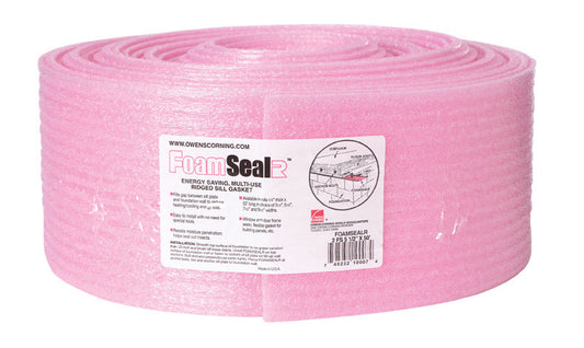 Owens Corning FormSealR 5.5 in. W x 50 ft. L 5 Ridged Sill Gasket Roll 22.92 sq. ft. (Pack of 8)