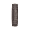 BK Products 1/2 in. MPT x 3 in. L Black Steel Nipple (Pack of 5)