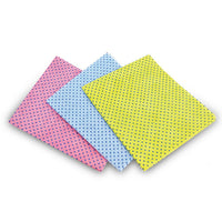 Libman Power Scrub Dots Delicate, Light Duty Scrubbing Cloths For Kitchen 19.75 in.  (Pack of 12)