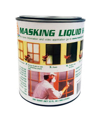 Associated Paint Clear Water-Based Acrylic Masking Liquid H2O 1 qt - Open Box
