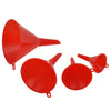 Home Plus Red Plastic Funnel Set - Deal of The Week