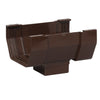 Amerimax 9 in. H x 6.25 in. W x 9 in. L Brown Vinyl Gutter Drop Outlet (Pack of 10) - Open Box