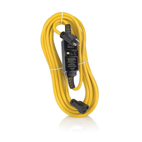 Cable de extensión para exteriores Leviton de 25 ft. L, negro/amarillo, 14/3 SJTW - Oferta de la semana