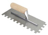 QEP 3 in. H X 4.5 in. W X 11 in. L Carbon Steel Square Notch Trowel 1 pc