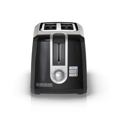 Black and Decker Metal Black 2 slot Toaster 13 in. H x 8 in. W x 12.79 in. D