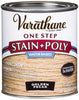 Varathane Semi-Gloss Golden Pecan Water-Based Acrylic Modified Urethane One-Step Stain/Poly 1 qt