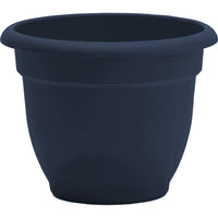 Bloem Ariana Planter 8 in. Dia. Plastic Flower Pot Navy