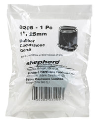 Shepherd Rubber Leg Tip Black Round 1 in. W 1 pk (Pack of 40)