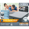 Intex Elevated Gray Queen Air Mattress 18 H x 60 W x 80 D in. with Pump