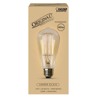 FEIT Electric The Original 40 watts ST19 Vintage Incandescent Bulb E26 (Medium) Soft White 1 pk (Pack of 6)