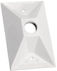 Sigma Engineered Solutions Rectangle Die-Cast Metal 1 gang 4.61 in. H X 2.85 in. W Lampholder Cover - Deal of The Week