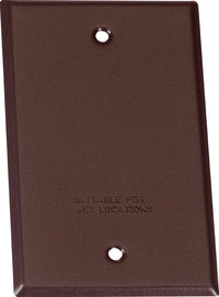 Sigma Engineered Solutions Rectangle Steel 1 gang Flat Box Cover