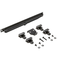 National Hardware Oil Rubbed Bronze Black Plastic Sliding Door Hardware Kit (Pack of 2)