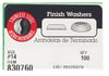 Hillman Stainless Steel 14 in. Countersunk Finish Washer 100 pk