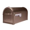 Architectural Mailboxes Hillsborough Classic Galvanized Steel Post Mount Copper Mailbox