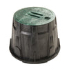 Rain Bird 13.5 in. W X 10 in. H Round Valve Box Black/Green