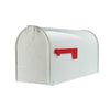 Architectural Mailboxes Elite Classic Galvanized Steel Post Mount White Mailbox - Deal of The Week