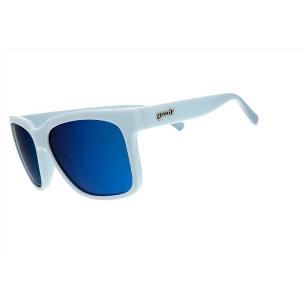 Gafas de sol polarizadas Goodr unisex, montura azul claro y lentes azules