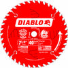 Diablo 7-1/4 in. Dia. x 5/8 in. Carbide Tip Titanium Finishing Saw Blade 40 teeth 1 pc. (Pack of 10)