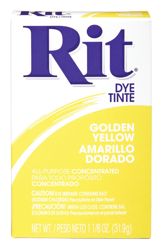 Rit Golden Yellow For Fabric Dye (Pack of 6)