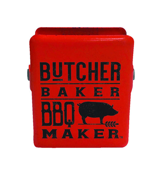 Open Road Brands Butcher Baker BBQ Maker BBQ Magnet Clip Metal (Pack of 4)