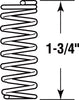 Prime-Line 1-3/4 in. L X 7/32 in. D Compression Spring 4 pk