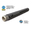 Fitt Force Pro 5/8 in. D X 100 ft. L Heavy Duty Premium Grade Garden Hose Black/Blue (Pack of 4)