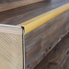 M-D BUILDING PRODUCTS 1.125 in. H X 1.125 in. W X 72 in. L Satin Brass Aluminum Stair Edge