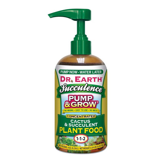 Dr. Earth Succulence Organic Liquid Concentrate Cactus Plant Food 8 oz