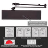 Brinks Commercial Oil Rubbed Bronze Steel Hydraulic Door Closer Grade 1