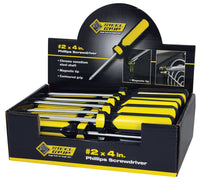 Steel Grip 4 in. L Phillips Screwdriver 1 pc. (Pack of 24)
