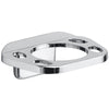 Oakbrook Collection Chrome Silver Die Cast Zinc Toothbrush/Tumbler Holder