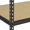 Casa Solutions Black Steel 5-Tier 1000 lbs. Capacity Shelving Unit 72 H x 36 W x 18 D in.