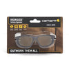 Carhartt Ironside Anti-Fog Safety Glasses Antique Mirror Lens Black Frame 1 pc
