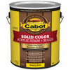 Cabot Solid Tintable 1806 Neutral Base Water-Based Acrylic Deck Stain 1 gal. (Pack of 4)