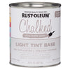 Rust-Oleum Chalked Ultra Matte Light Tint Base Water-Based Acrylic Chalk Paint 30 oz (Pack of 2).