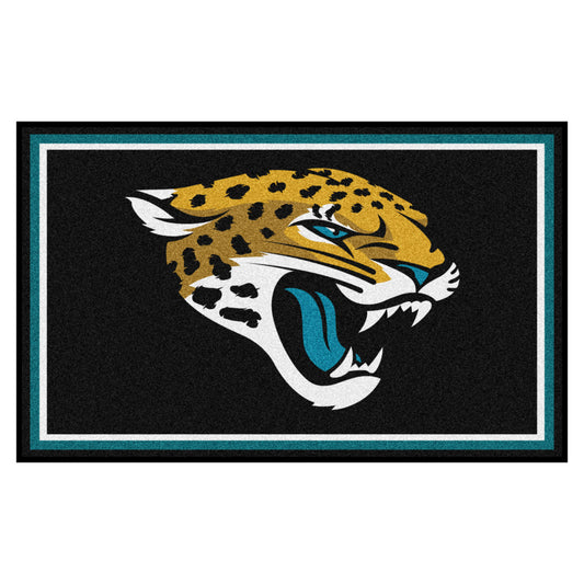 NFL - Jacksonville Jaguars 4ft. x 6ft. Plush Area Rug