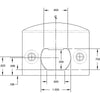 Prime-Line 2.25 in. H X 3.75 in. L Black Steel Latch Strike Plate