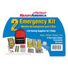 Ready America 12.5 x 9 x 5 in. Multicolored Emergency Kit