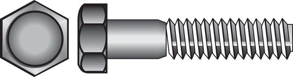 Perno hexagonal de acero galvanizado de 1/2 pulg. de diámetro y 6-1/2 pulg. de largo de Hillman, paquete de 25