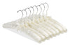 Whitmor 6.25 in. H X 1.25 in. W X 15.25 in. L Metal Bone Satin Pad Hanger 8 pk