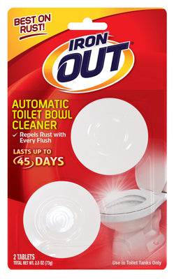Iron Out At12T Iron Out® Automatic Toilet Bowl Cleaner  (Pack Of 12)
