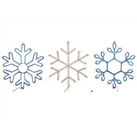 Celebrations Snowflake 36 in. Hanging Decor