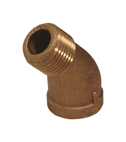 JMF Company 1/2 in. FPT X 1/2 in. D MPT Brass 45 Degree Street Elbow
