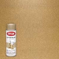 Krylon Glitter Blast Golden Glow Spray  Paint 5.75 oz (Pack of 6)